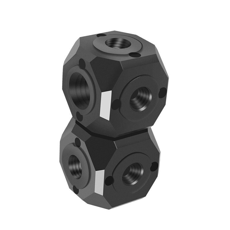 1/4" 3/8" varžtų skylės laikiklis Magiškas kubinis tvirtinimo adapteris, skirtas Gopro 13 12 11 veiksmo kamera, skirta DSLR fotoaparato narveliui, blykstės šviesos trikojis