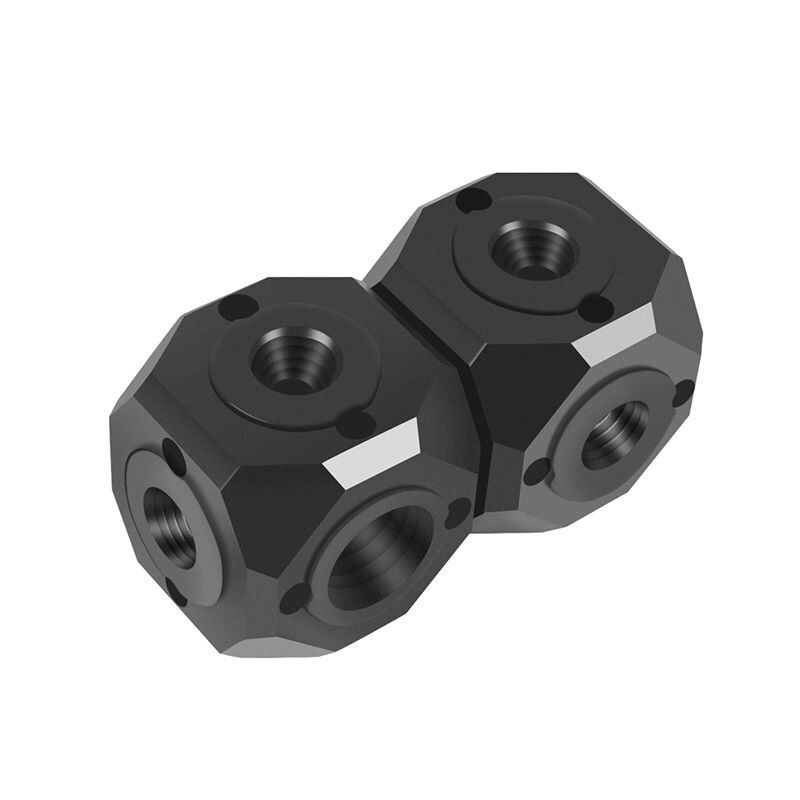 1/4" 3/8" varžtų skylės laikiklis Magiškas kubinis tvirtinimo adapteris, skirtas Gopro 13 12 11 veiksmo kamera, skirta DSLR fotoaparato narveliui, blykstės šviesos trikojis