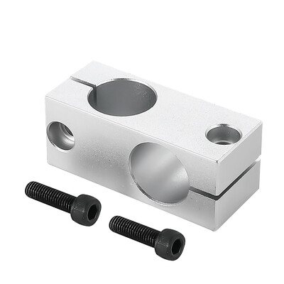 Tub din aliaj de aluminiu CNC, clemă în cruce, conectori de montaj cu orificiu dublu, unghi drept de 90 de grade, 2 găuri, 15 mm, adaptor de clemă pentru tijă.