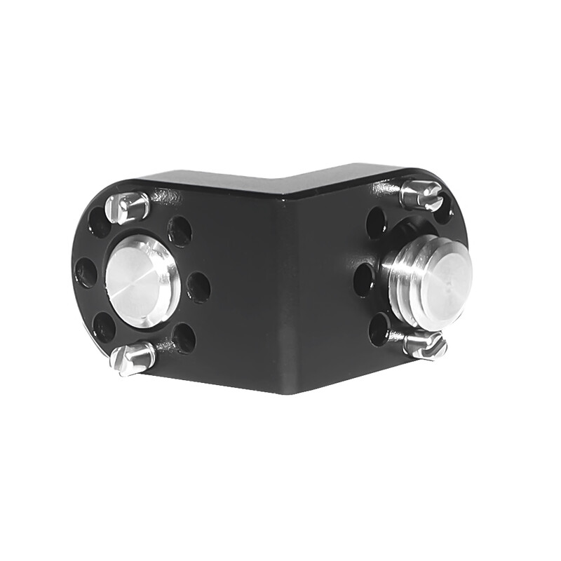 1/4 "3/8" taisnā leņķa pagarināts kronšteins statīva galvas kameras korpusa pozicionēšanas caurumu piederumiem