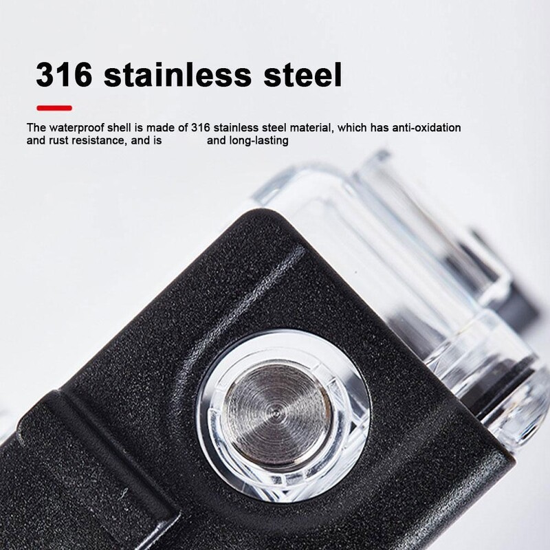 60M giliai vandeniui atsparus dėklas, skirtas DJI OSMO Action 5Pro/ 3/4 nardymui filmuoti po vandeniu. Shell 360° vaizdo kameros priedai