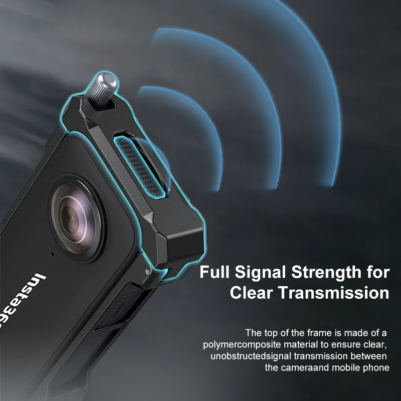 Insta360 X3 Metalinis triušio narvas Insta360 X 3 metalinis patvarus korpuso narvas su šalto bato laikikliu, skirtas Insta 360 X3 fotoaparato priedui