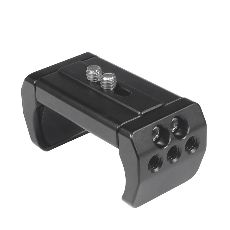 Aliuminio lydinio fotoaparato laikiklis Power Bank spaustuko laikiklis 1/4 colio sriegis, skirtas 55–85 mm nešiojamai baterijai, skirta DSLR narveliui, DJI MIC 1/2