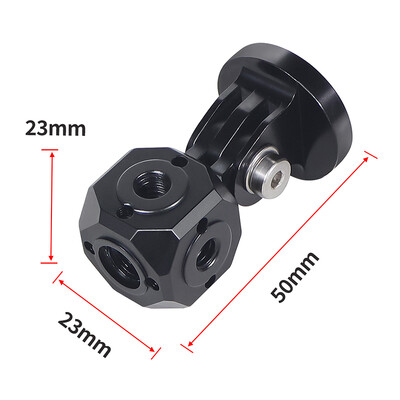Mini Magic Cube perkėlimo varžtų skylės ARRI 1/4" 3/8" adapteris, skirtas GoPro DSLR fotoaparatams Cage Flash Mikrofonas Monitoriaus trikojo laikiklis