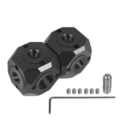 Mini Magic Cube perkėlimo varžtų skylės ARRI 1/4" 3/8" adapteris, skirtas GoPro DSLR fotoaparatams Cage Flash Mikrofonas Monitoriaus trikojo laikiklis