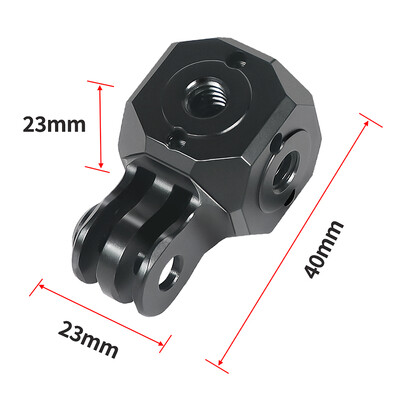 Mini Magic Cube perkėlimo varžtų skylės ARRI 1/4" 3/8" adapteris, skirtas GoPro DSLR fotoaparatams Cage Flash Mikrofonas Monitoriaus trikojo laikiklis