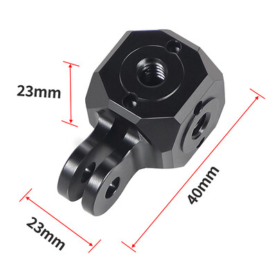Mini Magic Cube perkėlimo varžtų skylės ARRI 1/4" 3/8" adapteris, skirtas GoPro DSLR fotoaparatams Cage Flash Mikrofonas Monitoriaus trikojo laikiklis