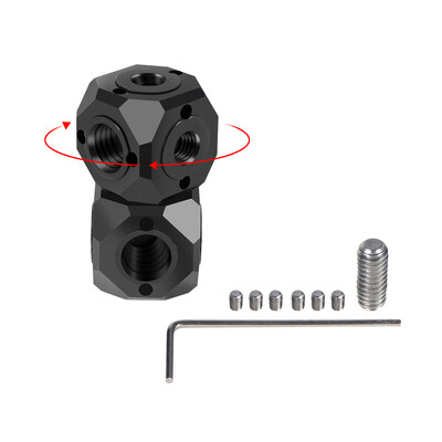 Mini Magic Cube perkėlimo varžtų skylės ARRI 1/4" 3/8" adapteris, skirtas GoPro DSLR fotoaparatams Cage Flash Mikrofonas Monitoriaus trikojo laikiklis