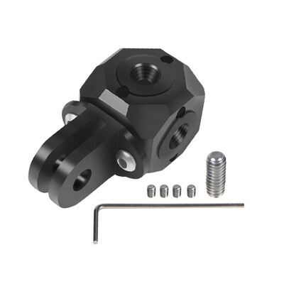 Mini Magic Cube perkėlimo varžtų skylės ARRI 1/4" 3/8" adapteris, skirtas GoPro DSLR fotoaparatams Cage Flash Mikrofonas Monitoriaus trikojo laikiklis