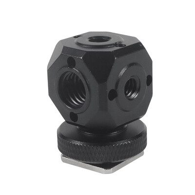 Mini Magic Cube perkėlimo varžtų skylės ARRI 1/4" 3/8" adapteris, skirtas GoPro DSLR fotoaparatams Cage Flash Mikrofonas Monitoriaus trikojo laikiklis