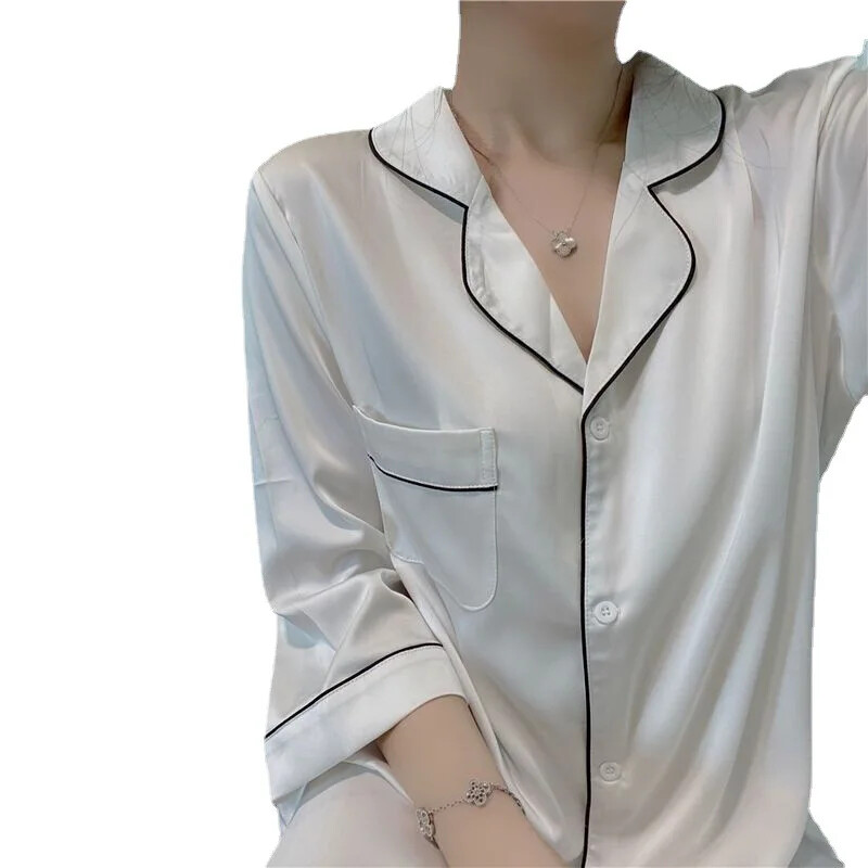 Naiste seksikas jääsiidist öösärk suvine magamisriietus õhuke kodurõivaste kleit kevadiseks sügiseks siidist öösärk