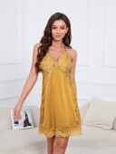 Senoviniai naktiniai marškinėliai Laisvalaikio poilsio drabužiai moterims Lie Fallow Sleepwear Medaus mėnesio drabužiai be nugarų, nėriniai, kokybiškos pižamos