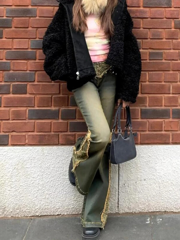 Moteriški džinsai su žemu juosmeniu, siauri, seksualūs, seksualūs, platėjantys Y2k kelnės, madingi High Street amerikietiško stiliaus Nauji Pantalon Vintage Mujer