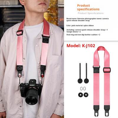 Ζώνη γρήγορης αποδέσμευσης ιμάντα ώμου πολλαπλών λειτουργιών κάμερας για Canon EOS R5 R6 Nikon Z7 Z6 Sony A6400 A7M4 A7C Fuji XT4 Micro DSLR