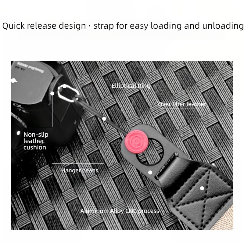 Ζώνη γρήγορης αποδέσμευσης ιμάντα ώμου πολλαπλών λειτουργιών κάμερας για Canon EOS R5 R6 Nikon Z7 Z6 Sony A6400 A7M4 A7C Fuji XT4 Micro DSLR