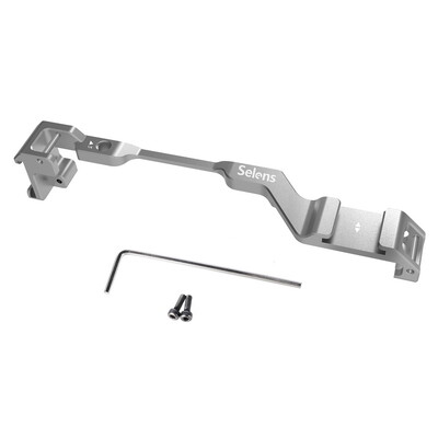 Dviejų šaltų batų adapterio perkėlimo plokštė Easy Hood mikrofono prailginimo šalto bato laikiklis, skirtas Sony Alpha A6600 fotoaparatui