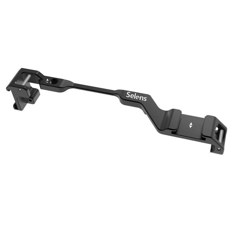 Dubultā aukstuma apavu adaptera pārvietošanas plāksne Easy pārsegu mikrofona pagarinājuma aukstās kurpes stiprinājums Sony Alpha A6600 kamerai