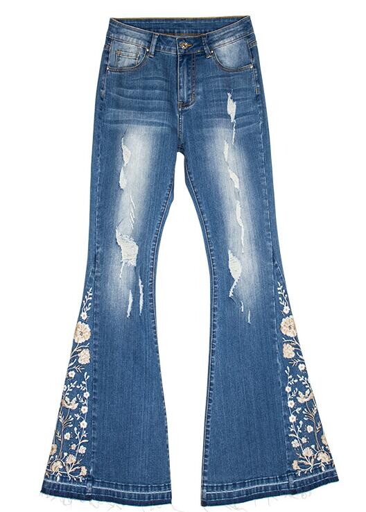 Moteriški džinsai su varpeliu