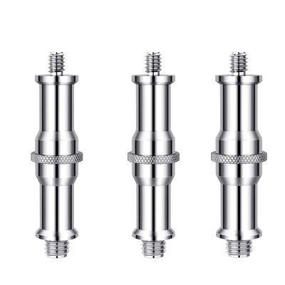 Selens 3 vnt. Standartinis 3/8–1/4 adapterio sriegio varžtas, skirtas šviesos stovui, trikojo fotostudijos rinkiniai