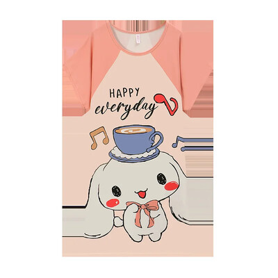 Sieviešu tīras kokvilnas naktskrekls ar garām piedurknēm brīvi pieguļošs guļamveļa grūtniecēm, piemērots vasarai pavasarim rudenim