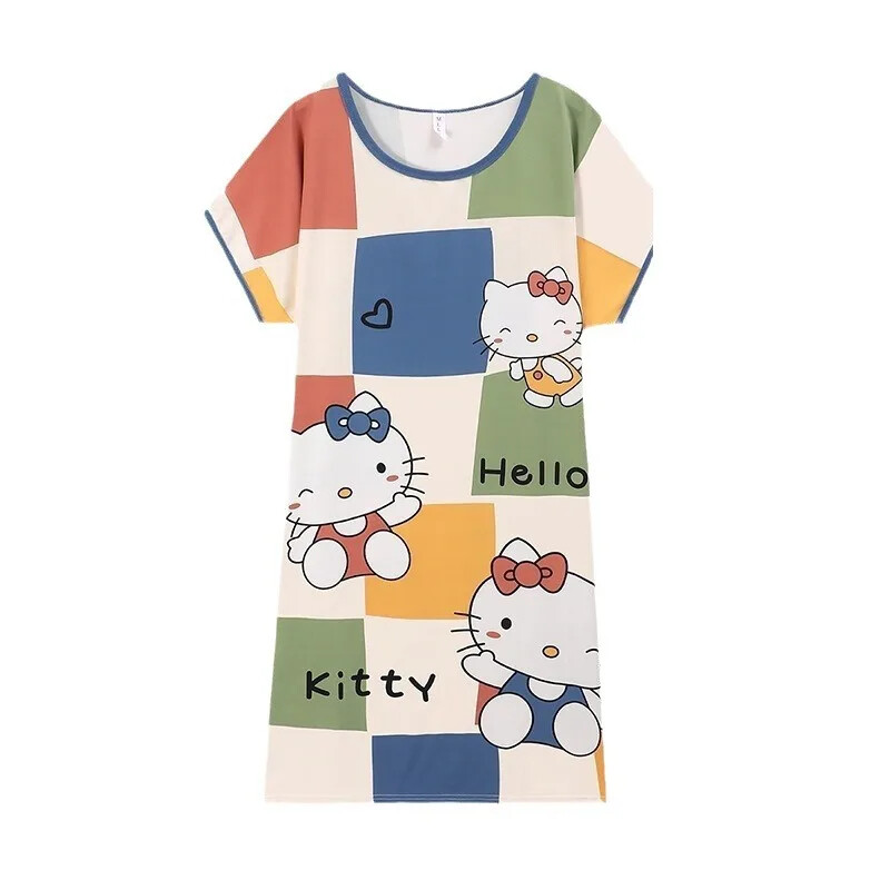 Sieviešu tīras kokvilnas naktskrekls ar garām piedurknēm brīvi pieguļošs guļamveļa grūtniecēm, piemērots vasarai pavasarim rudenim