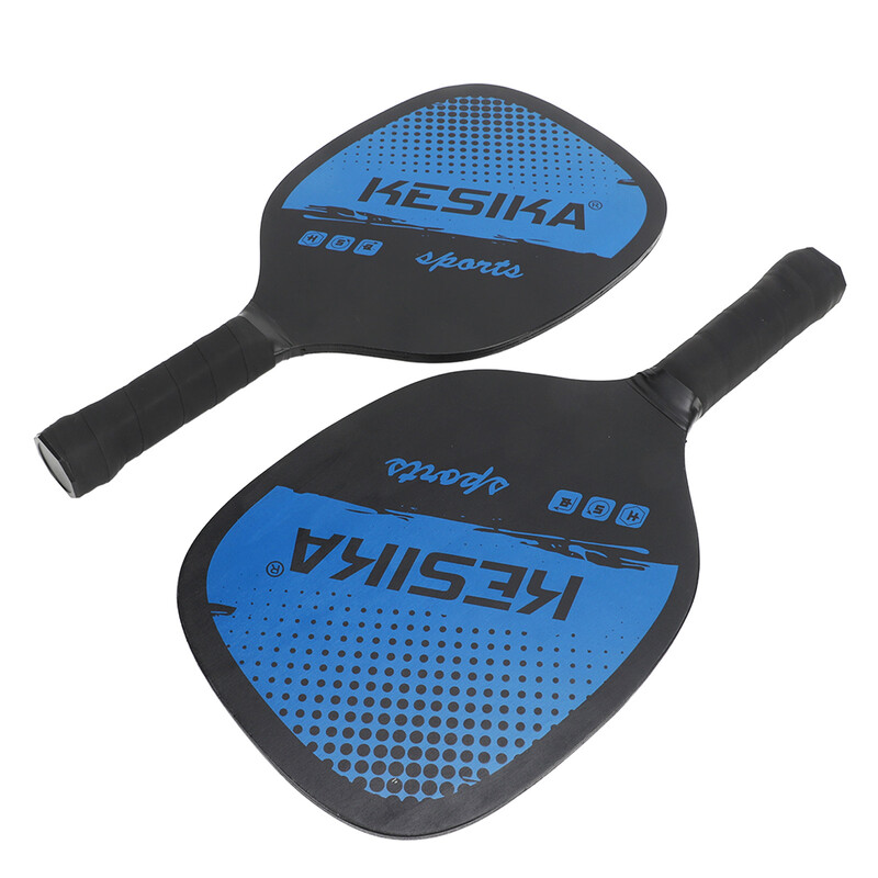 Pickleball irklų rinkinys Nešiojamos lengvos neslystančios "pickleball" raketės su 4 kamuoliukais ir nešiojimo krepšiu lauke