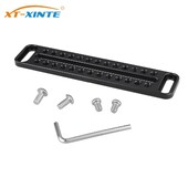 Universalus fotoaparato pagrindo prailginimo ilgis sūrio lėkštė 1/4"-20 tvirtinimo angos, skirtos DSLR fotoaparato narvelio rinkiniui, fotografavimo priedams