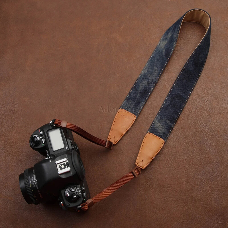 Reguliuojamas fotoaparato peties dirželis, skirtas DSLR SLR fotoaparatui „Canon Nikon Microslr“ fotoaparato peties dirželis kaklo dirželis