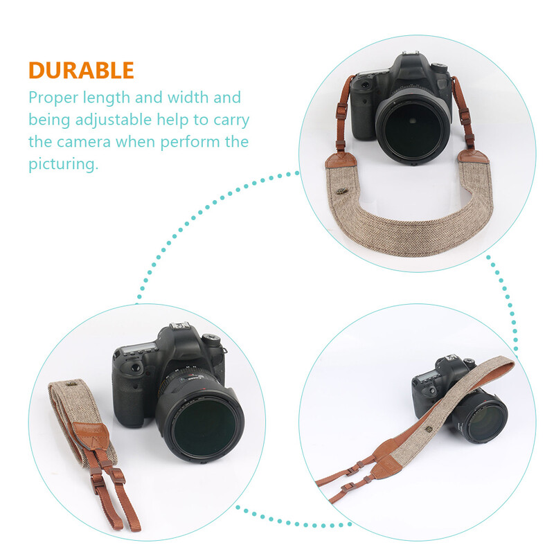 SLR fotoaparato dirželis, lankstus, praktiškas pečių kaklo diržas, patogus