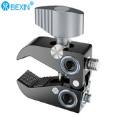 Super Clamp Crab Knaibles Clip Magic Arm Daudzfunkcionāla lodveida galva ar 1/4`` 3/8`` vītni GPS tālruņa LCD/DV monitoram LED video