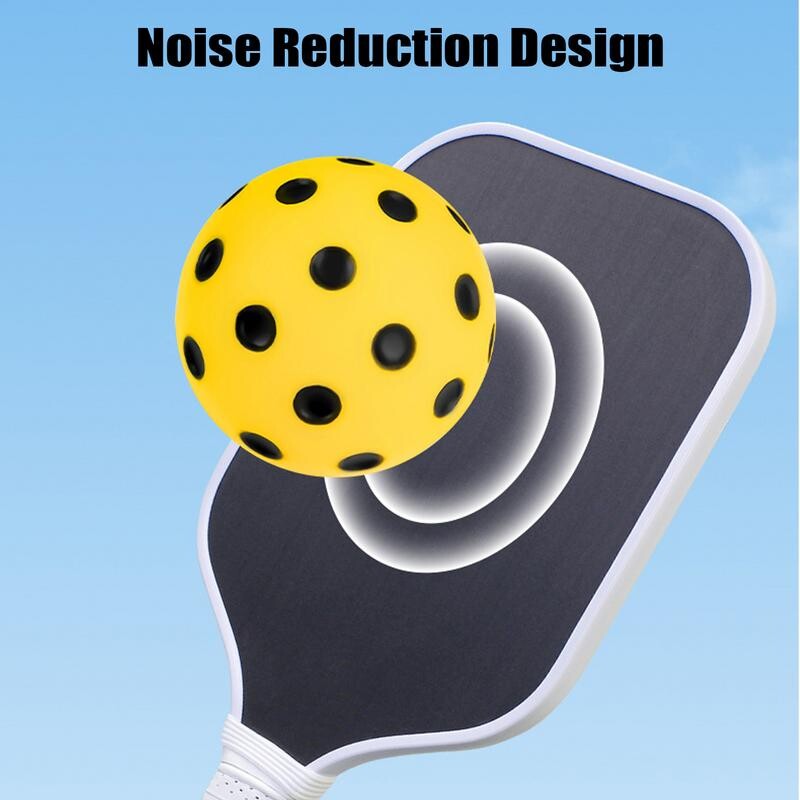 Vaiksed vahust hapupallid sise-/väljas madala müratasemega harjutamiseks täpse tõelise põrgatava palliga 3 pakki kollase värviga