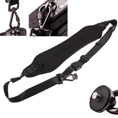 Crni brzi remen za kameru Rapid Single Shoulder Sling Belt Remen oko vrata za Canon Nikon Sony Pentax Panasonic Olympus DSLR fotoaparate