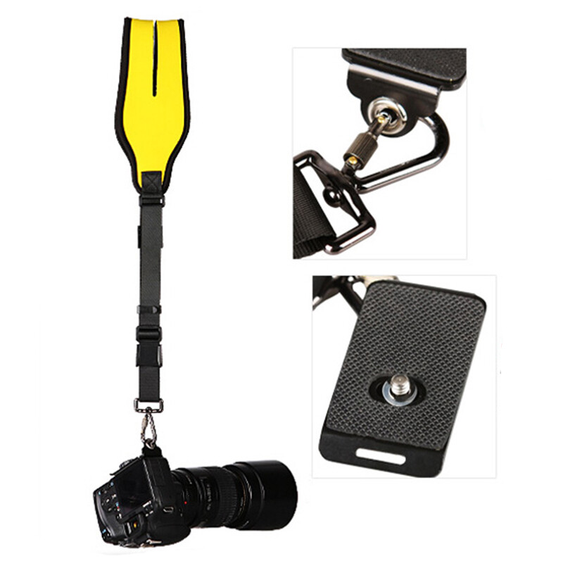 Μαύρος ιμάντας γρήγορης κάμερας Γρήγορος ιμάντας για μονό ώμο για κάμερες Canon Nikon Sony Pentax Panasonic Olympus DSLR