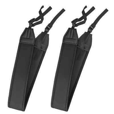 1/2 vnt. Reguliuojamas fotoaparato dirželis Minkštas neopreno pečių diržas, skirtas Sony Nikon SLR DSLR fotoaparatui, universalus, storas neslystantis kaklo dirželis