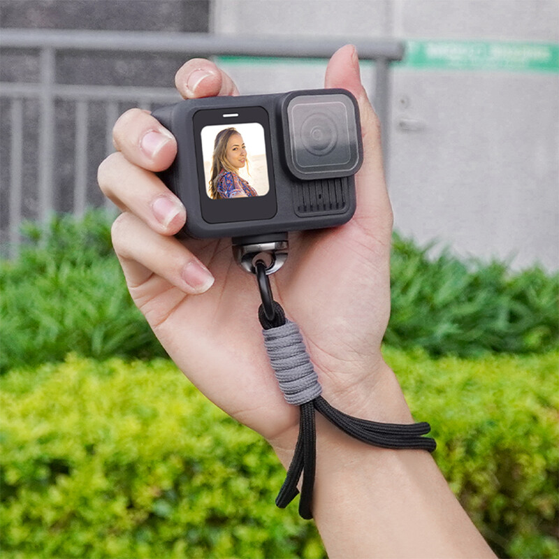 Riešo dirželis, skirtas DJI OSMO Pocket 3 su 1/4 sraigtiniu dirželiu, rankinės apyrankės saugos dirželio veiksmo kameros priedai