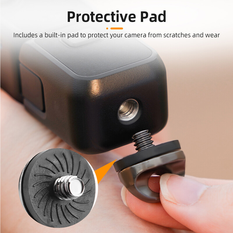 Riešo dirželis, skirtas DJI OSMO Pocket 3 su 1/4 sraigtiniu dirželiu, rankinės apyrankės saugos dirželio veiksmo kameros priedai