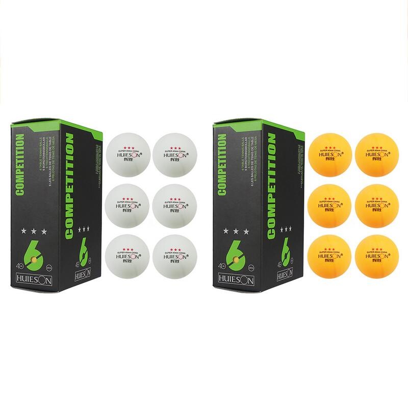 Trijų žvaigždučių profesionalus stalo tenisas, vyras, moteris, sporto varžybos, klubo stalo teniso treniruočių kamuoliai, didelio elastingumo, 6 vnt / pak.