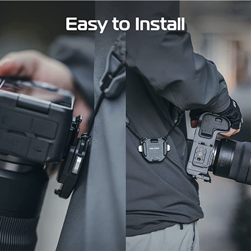 Ulanzi Falcam F38 ātrās nolaišanas plecu siksnas pamatne / komplekts V2 saderīgs ar F38 PD Fotopro PGY ātrās nolaišanas plāksni