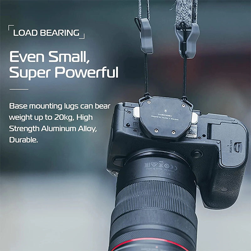 Ulanzi Falcam F38 ātrās nolaišanas plecu siksnas pamatne / komplekts V2 saderīgs ar F38 PD Fotopro PGY ātrās nolaišanas plāksni