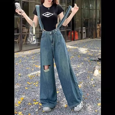 Blugi din denim cu talie înaltă, cu talie înaltă, cu talie înaltă, pantaloni lungi la modă pentru femei