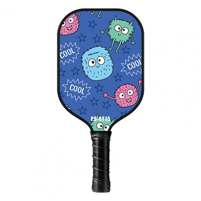Детска Pickleball Paddle Cartoon Print Glass Fiber Детска Pickleball Racket Леки младежки Pickleball Rackets Тинейджърски ракети
