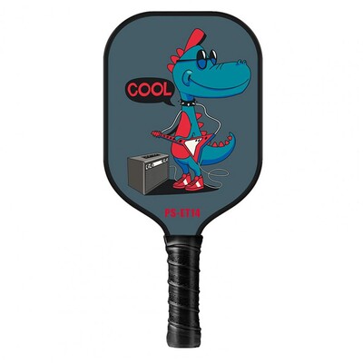 Детска Pickleball Paddle Cartoon Print Glass Fiber Детска Pickleball Racket Леки младежки Pickleball Rackets Тинейджърски ракети