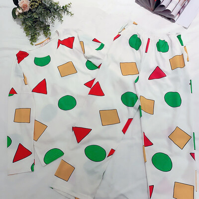 Pidžama Sin Chan Muška i ženska pidžama Sinchan Pamučni jesenski kompleti hlača dugih rukava Japanske pidžame za parove Muška odjeća za spavanje