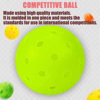 Pickleball 40 Hole Durable Training and Entertainment Paddle Ball Outdoor Competition Πακέτα Pickleball Πακέτα Airflow Hollow Balls