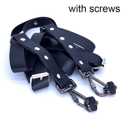 Digitaalse reisikaamera rihm nahast DSLR LSR topelt õlarihmaga pildistamistarvikud Canon Nikon Sony Samsungile