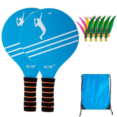 Badmintono rakečių irklavimo stipri paplūdimio teniso raketė Neslystanti nešiojama badmintono rakečių rinkinys Kriketo patvarus teniso rakečių rinkinys vaikui