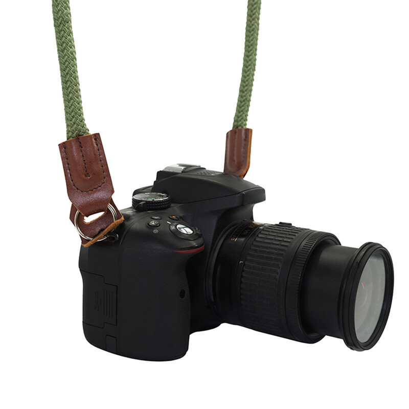 Nahast nailonist digikaamera seljarihma vahetus rebenemiskindel fotograafia video tegemine randmepael punane