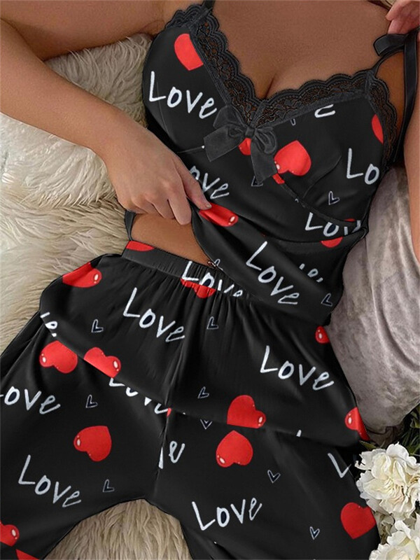 Sfy-y1174 Vairumtirdzniecības cena Garš pidžamas komplekts Sieviešu pidžamas ar V veida kakla izgriezumu, mīksta auduma divdaļīgs leopards nakts apģērba sieviešu pidžamu komplekts