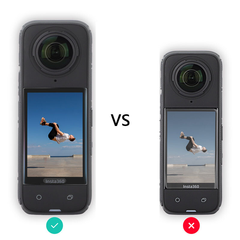 Ekraani kaitsekile Insta360 X4 ekraanikaitsele, täielik katvus kriimustusvastane kaitse Insta 360 X4 kaamera tarvikutele