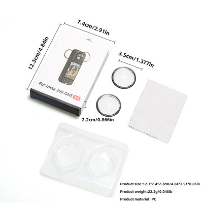 Sobib Shadow Stone Insta360X4 kaitsepeegli panoraamkaamera objektiivi kaitseümbrise arvuti materjalile